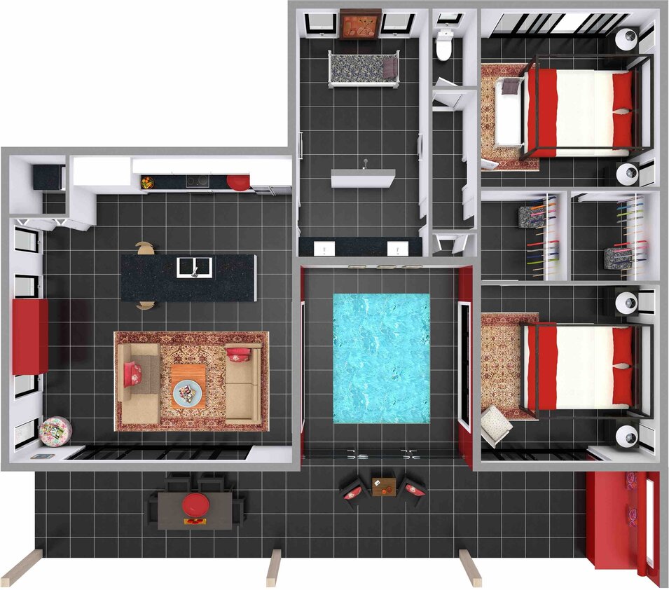 Mai Tai Resort - Executive Villa Floor Plan