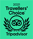 Trip Advisor Traveller's Choice badge 2021